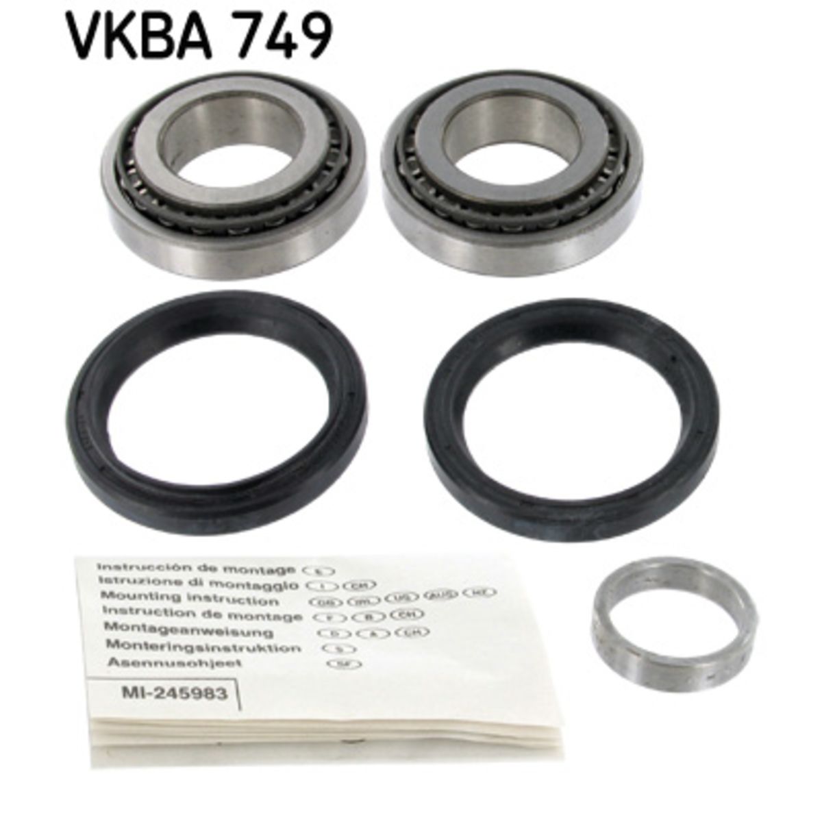 Pyöränlaakerisarja SKF VKBA 749