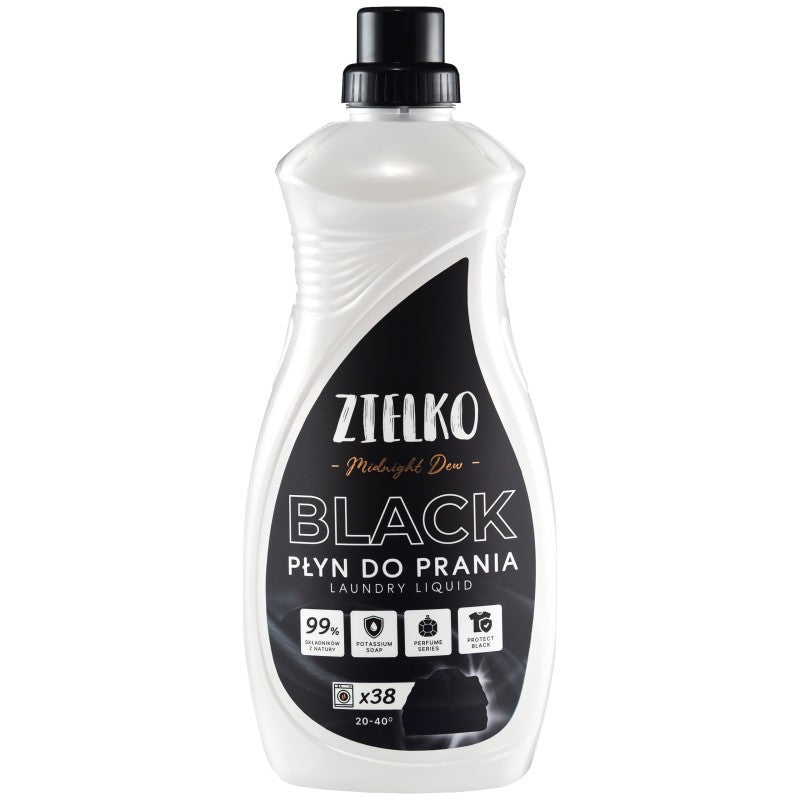 Sylveco Zielko Black Midnight Dew Detersivo delicato tessuti neri 1520ml — Detersivo per tessuti