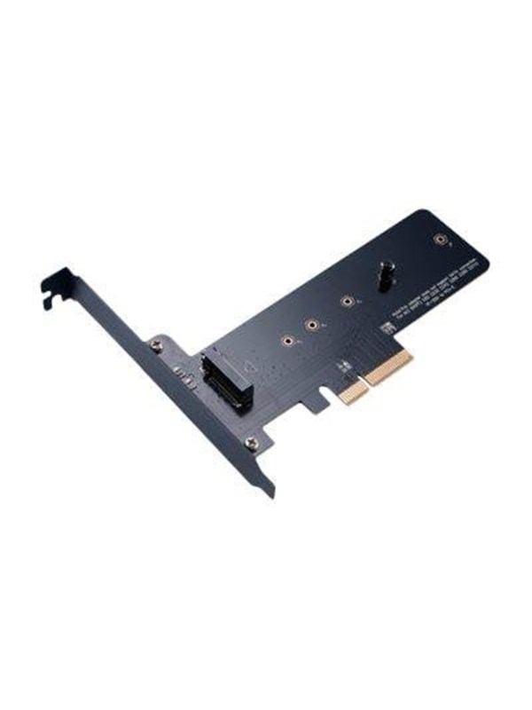 M.2 SSD to PCIe adapter card, Full height and Low profile bracket incl