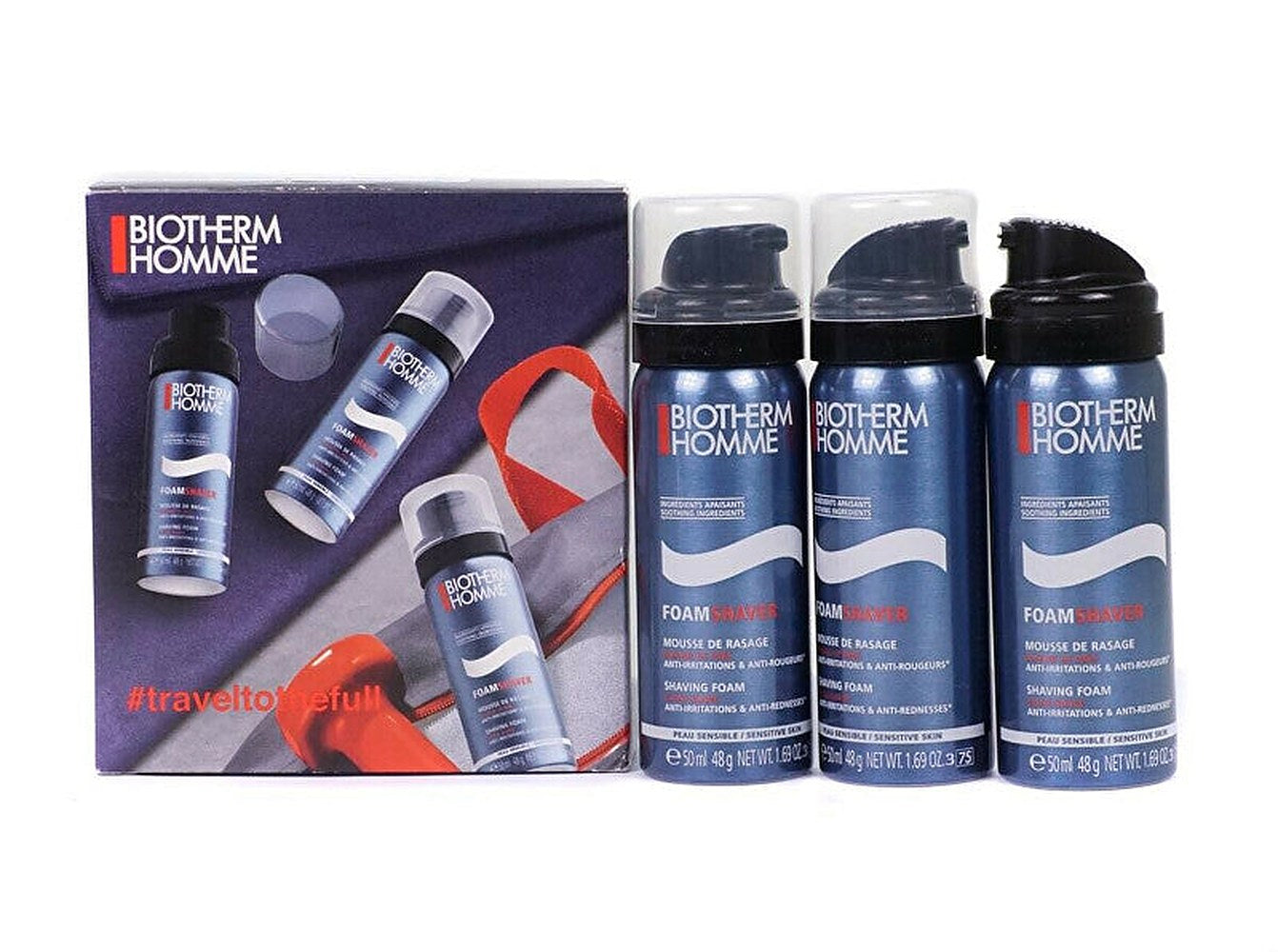 Biotherm Shave Power Trio -setti 3 x 50 ml