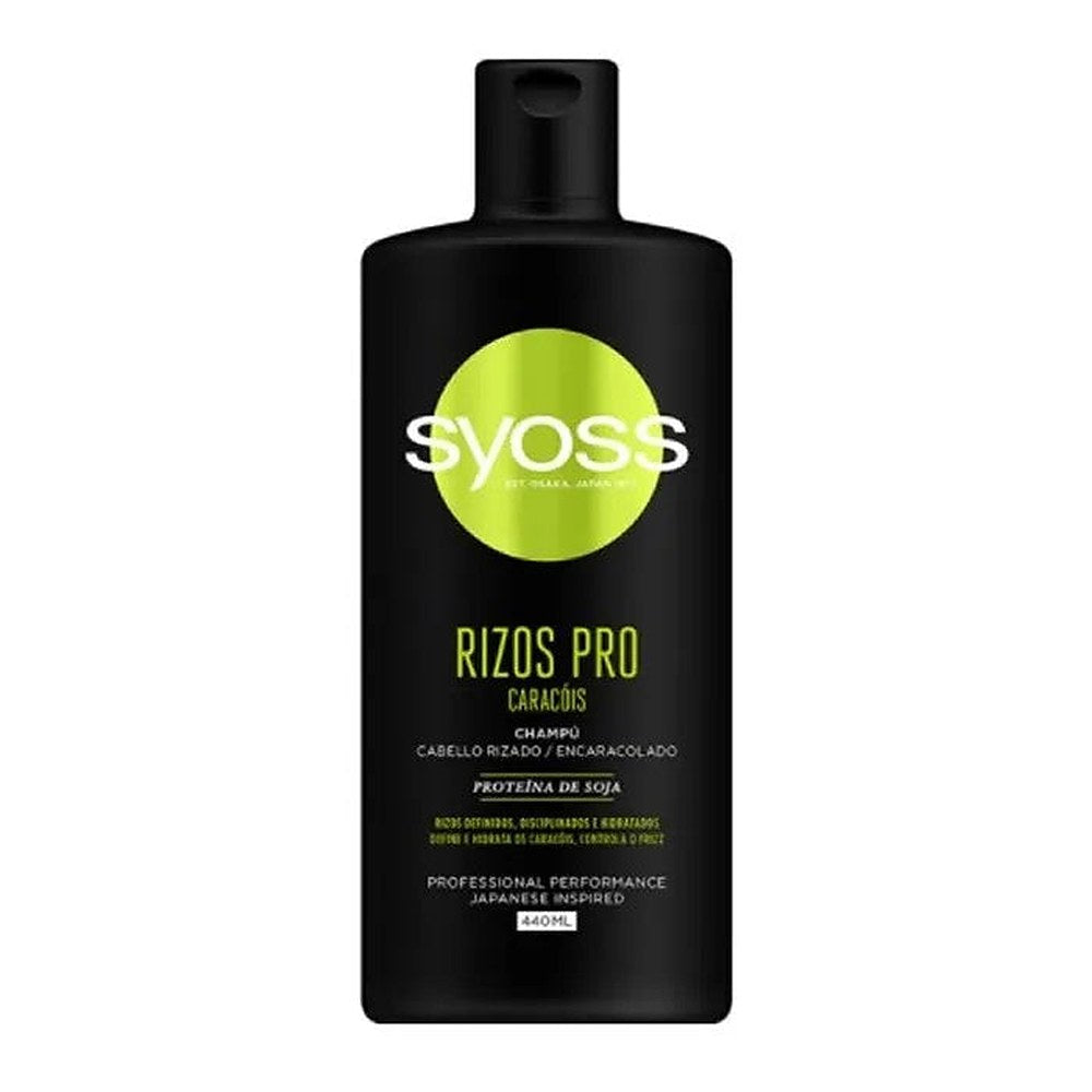 Syoss Rizos Pro Shampoo määritelmä ja kosteutus aaltoileville tai kiharille hiuksille 440 ml