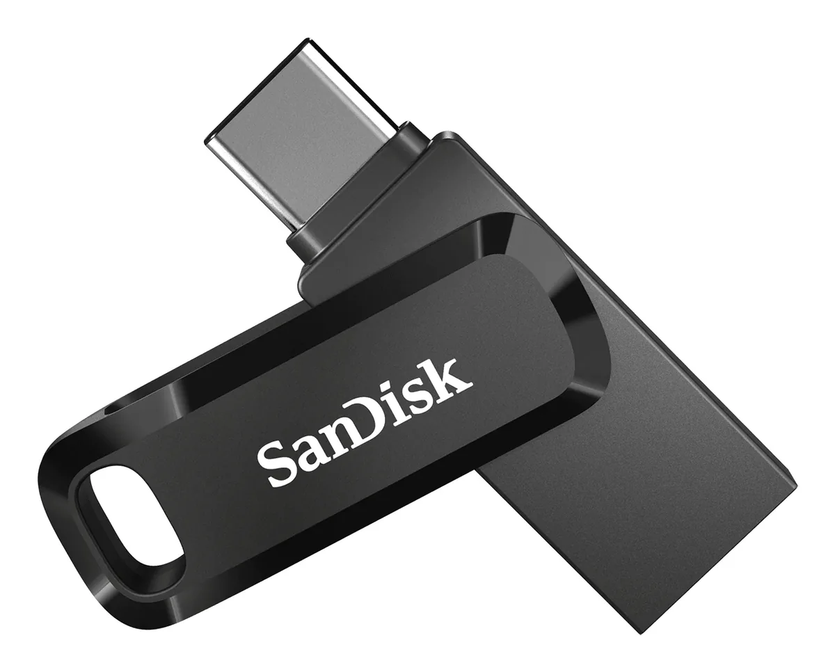 SanDisk Ultra Dual Drive Go USB-C 3.2 Gen 1 512 Gt -muistitikku, musta