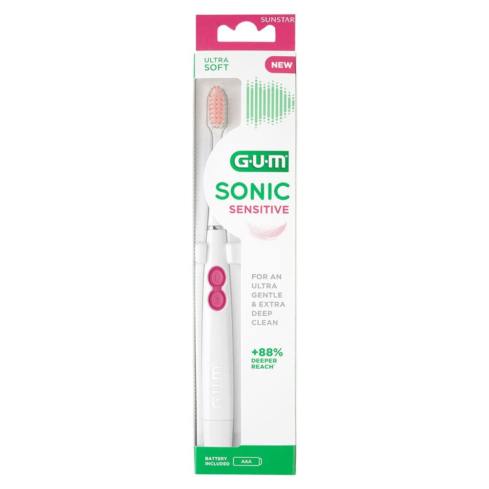 Gum Sonic Sensitive akkukäyttöinen sähköhammasharja