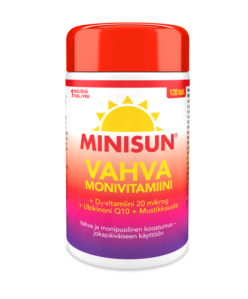 Minisun Monivitamiini Vahva 120 tabl