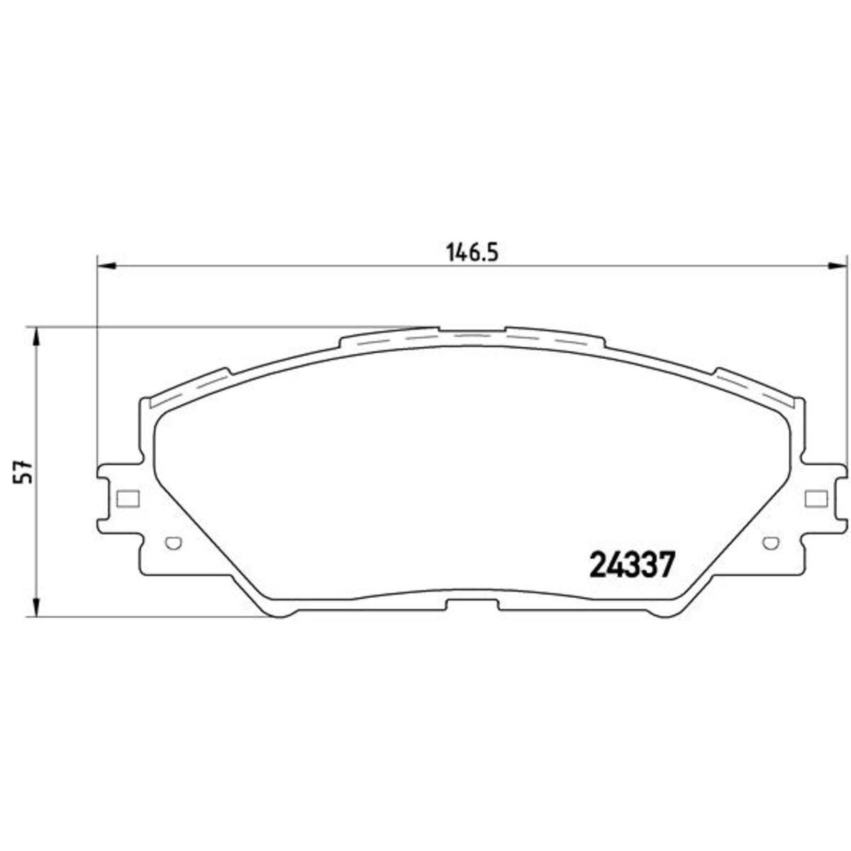 Jarrupalat, levyjarru BREMBO P 83 071