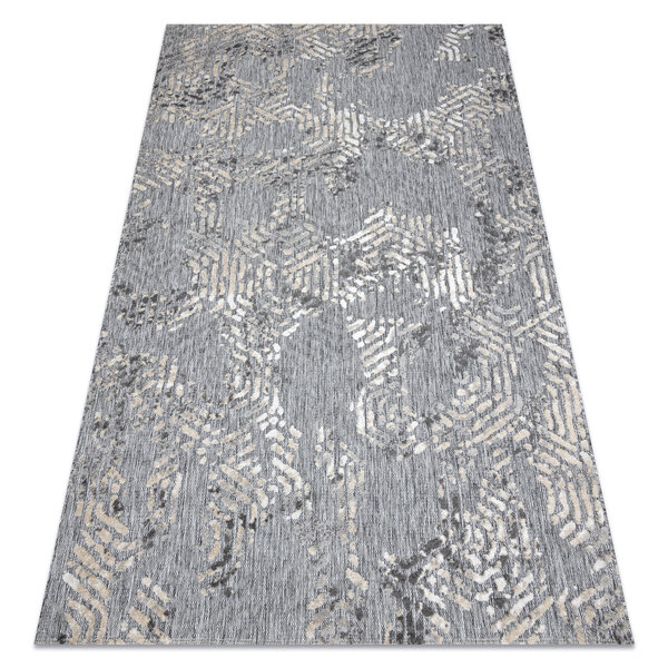 Matot Rugsx Matto Rakenteellinen SOLE D3842 kuusikulmiot - Lit 140x190 cm 140x190 cm