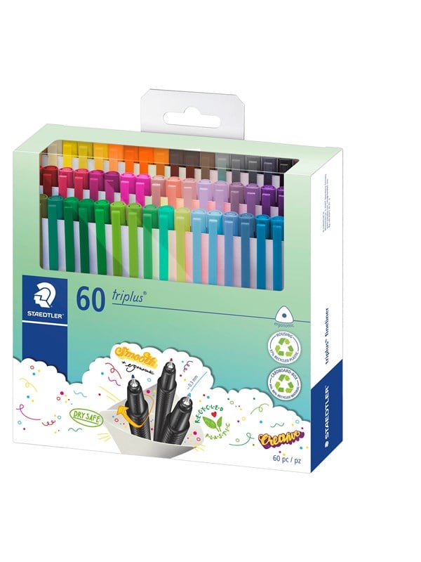 Staedtler triplus® fineliner, 60 kpl