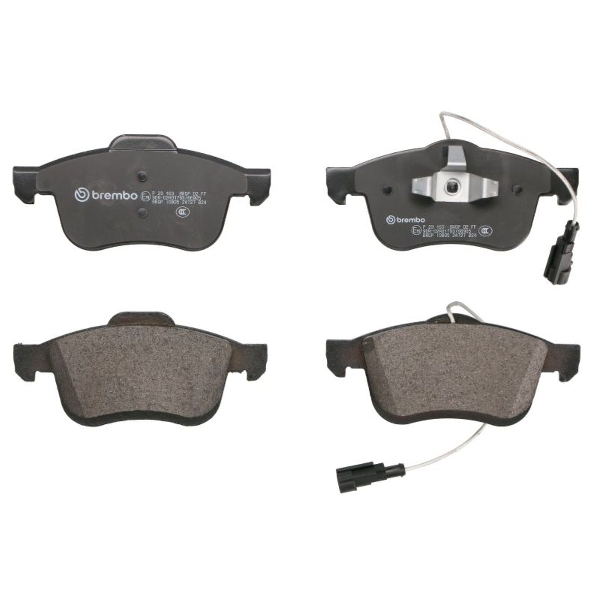 Jarrupalat, levyjarru BREMBO P 23 163