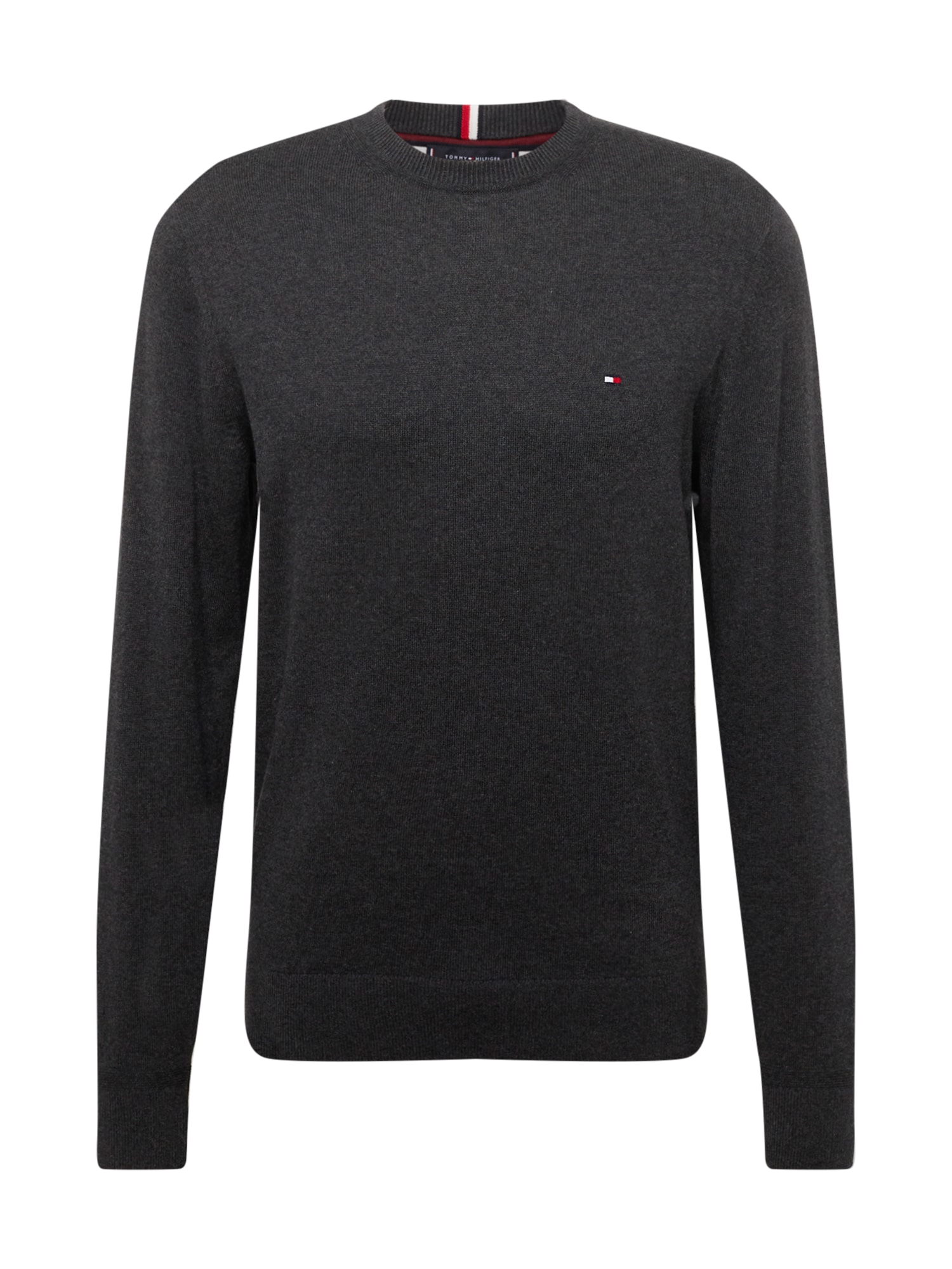 TOMMY HILFIGER Neulepaita tummansininen / antrasiitti / kirkaanpunainen / valkoinen