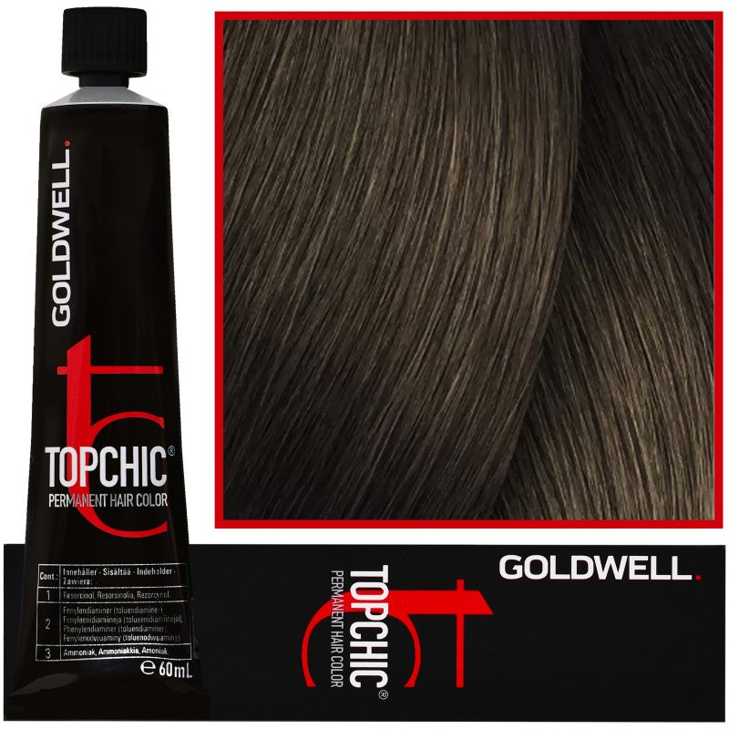 Hiusväri Goldwell Topchic 60ml 7SB@BL Beige Hopea @ Sininen