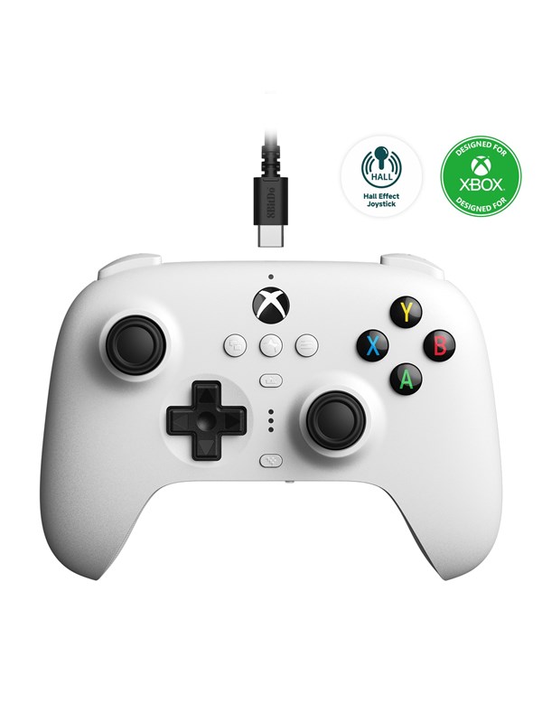8BitDo Ultimate Wired Controller for Xbox (Hall Effect) - White - Wired Controller - Microsoft Xbox One