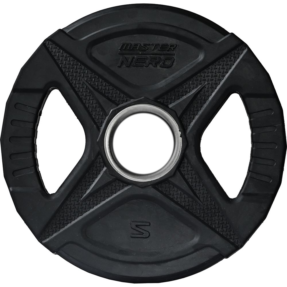 Master Fitness Nero Rubber Plate, Viktskivor gummerade - 5 kg