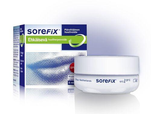 Sorefix ehkäisevä huuliherpesvoide 8 ml purkki