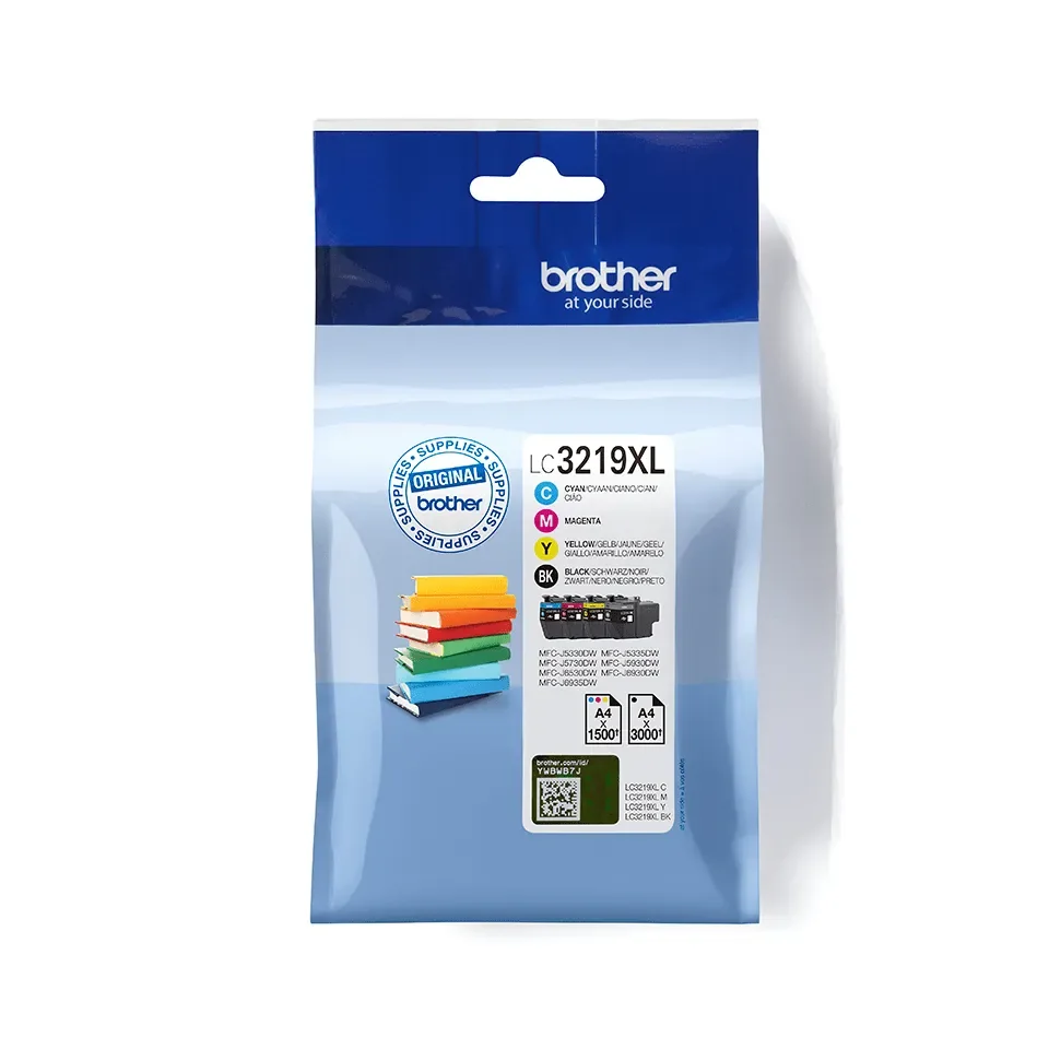 Brother LC3219XL-mustekasettipakkaus, monivärinen, 4 kpl