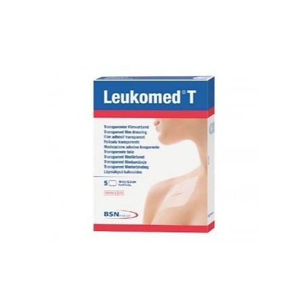 Leukomed T läpinäkyvä kipsi 5x7,2 cm 5 yksikköä Bsn Medical