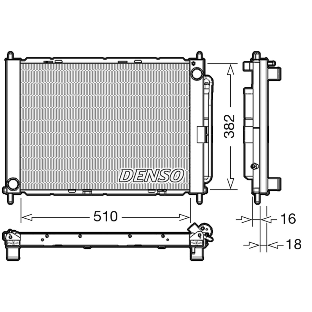 Jäähdytysmoduuli DENSO DRM23104