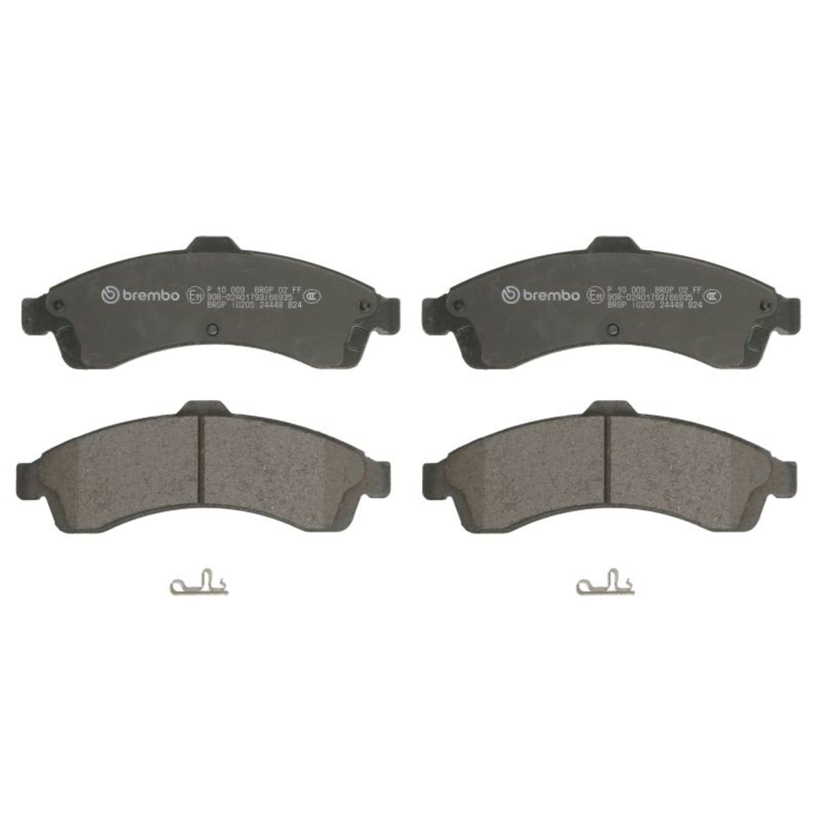 Jarrupalat, levyjarru BREMBO P 10 009