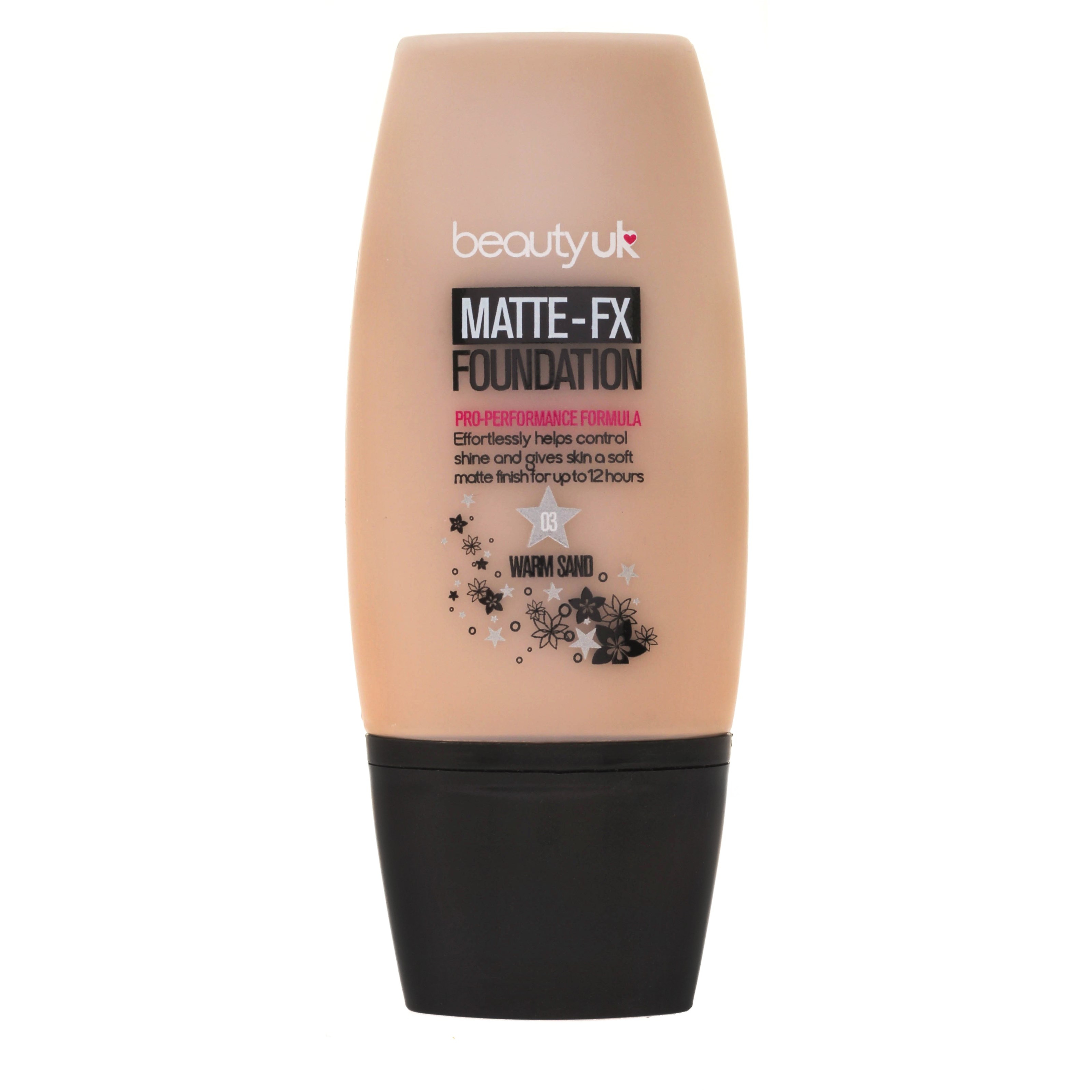 Beauty UK Matte FX Foundation - No.3 Warm Sand
