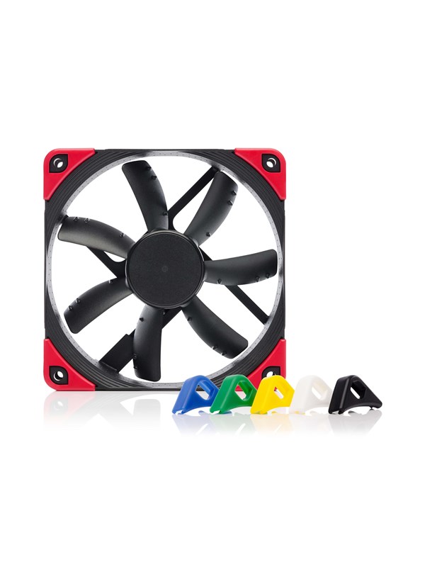 Noctua NF-S12A PWM chromax.black.swap -kotelotuuletin - Musta, 120 mm
