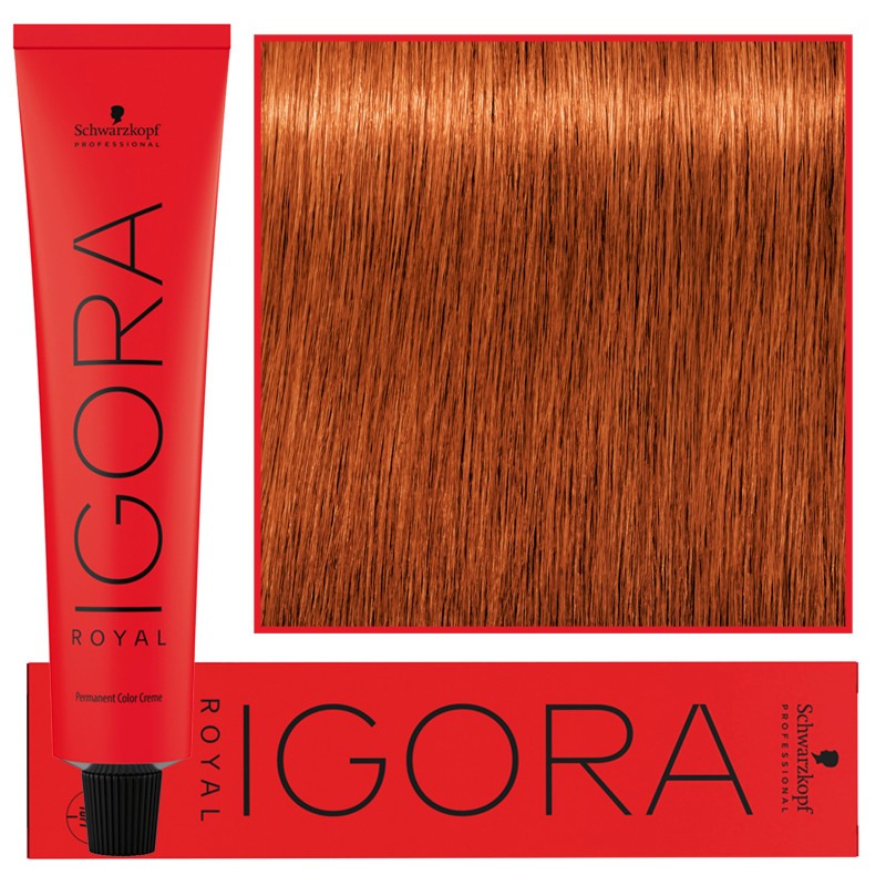 Schwarzkopf Professional Igora Royal Pysyvä Hiusväri 60 ml 7-77 | Keskivaalea Ekstra Kupari