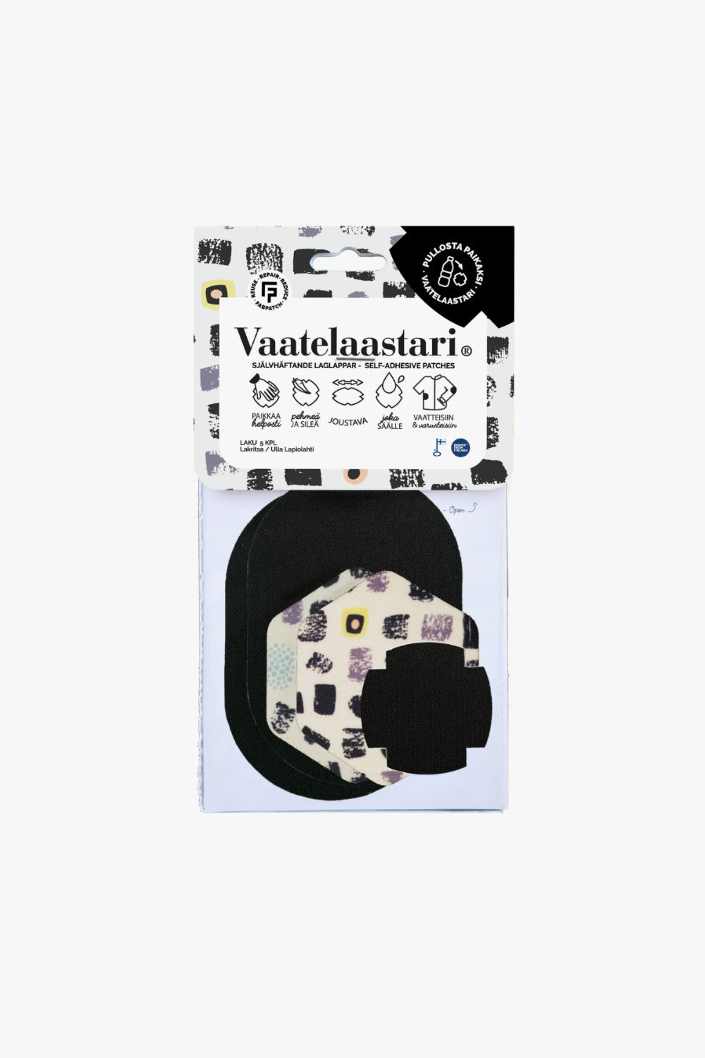 FabPatch Vaatelaastari korjaus
