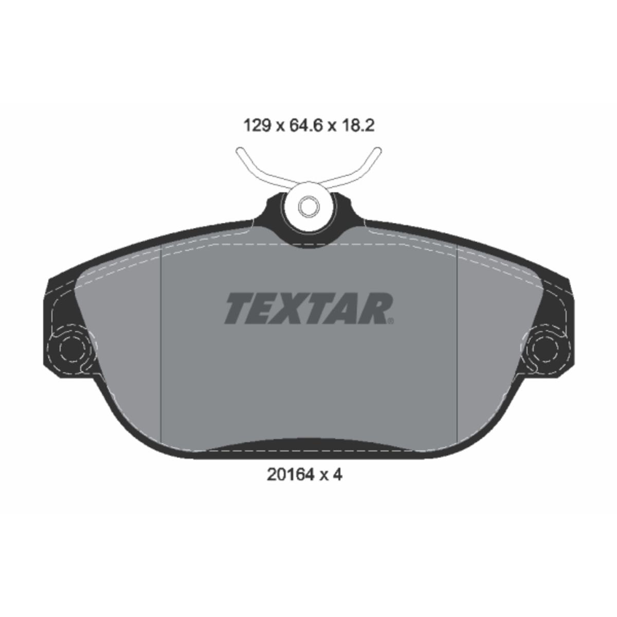Jarrupalat, levyjarru TEXTAR 2016402