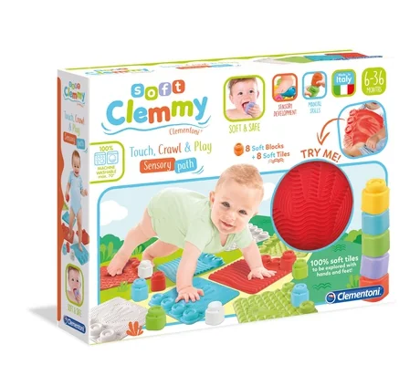 Clementoni Soft Clemmy Monivärinen vauvan leikkimatotyyny