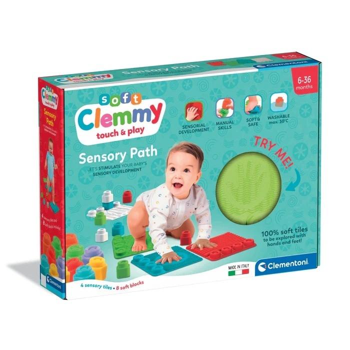 Clementoni Soft Clemmy Monivärinen vauvan leikkimatotyyny