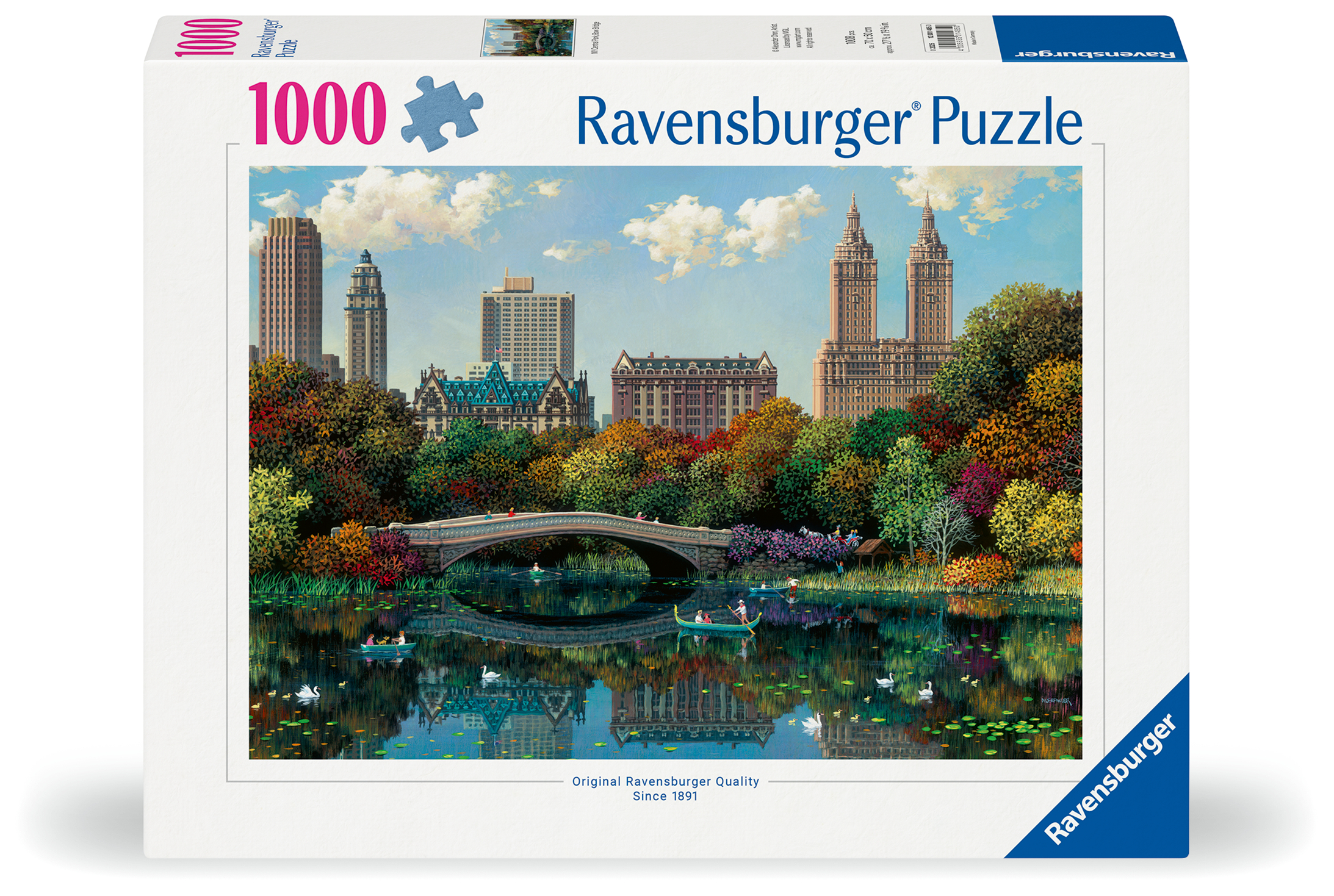 NY Central Park Bow Bridge Palapleit 1000 palaa, Ravensburger