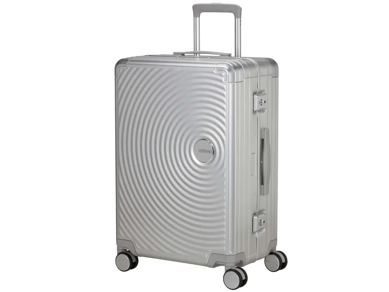 Resväska Soundbox Aluminium 68 Medium Silver