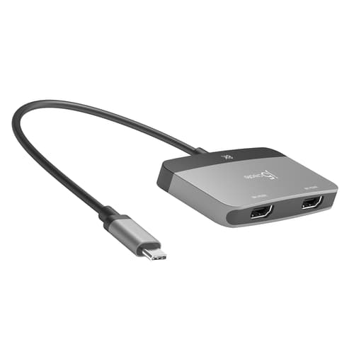 J5 Create Jca465-n 8k Usb-c To Dual Hdmi Display Adapter