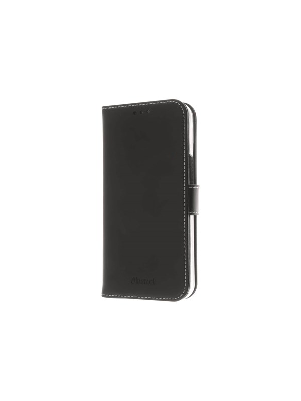 Insmat Exclusive Flip Case lompakkokotelo, iPhone 13, musta
