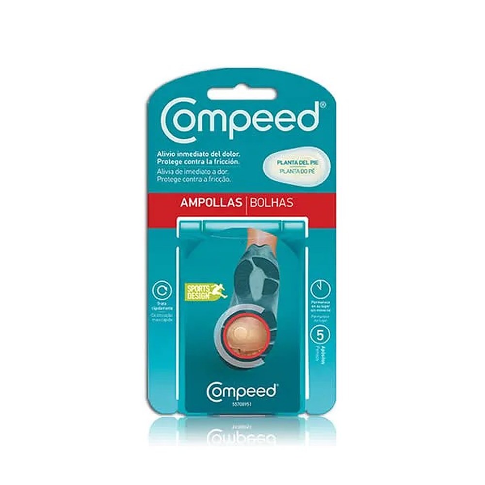 Compeed Cerotti per vesciche sotto i piedi 5 unità — Cerotto per vesciche