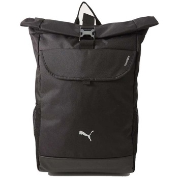 PUMA Urheilureppu 'TECH Roll Top'  musta / valkoinen