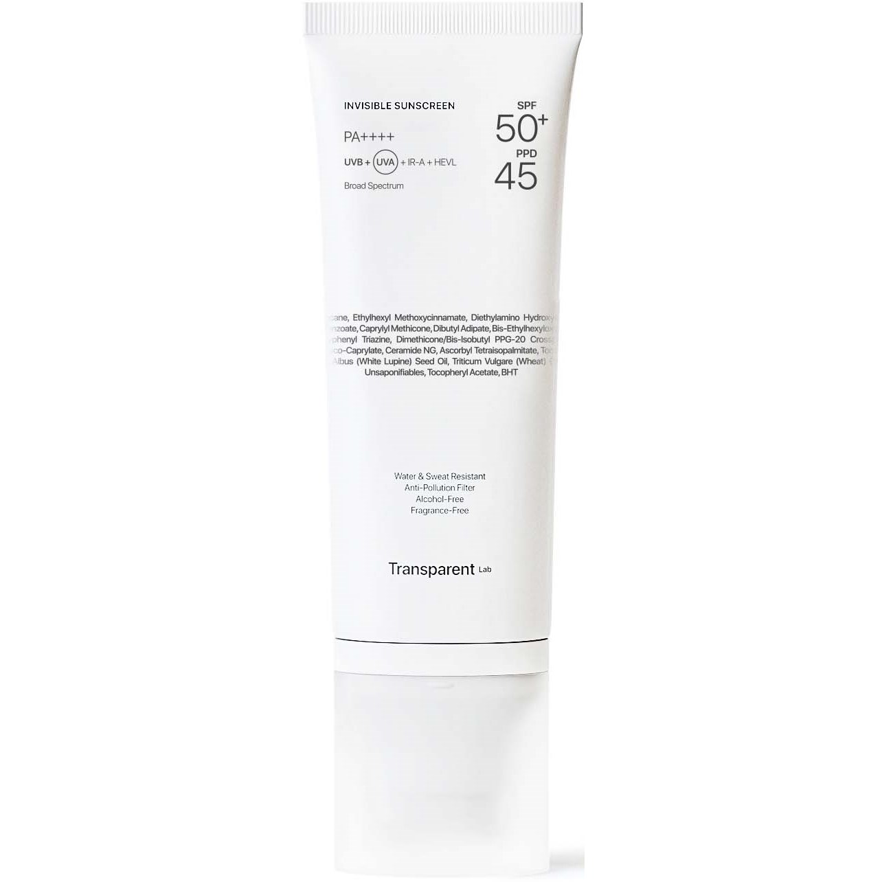 Niche Beauty Lab Transparent Lab Invisible Sunscreen SPF50+/ppd45 - 100 ml