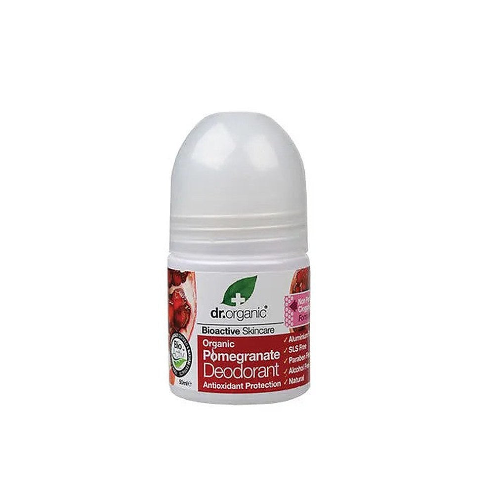 Dr Organic Granaattiomenadeodoranttirulla 50 ml