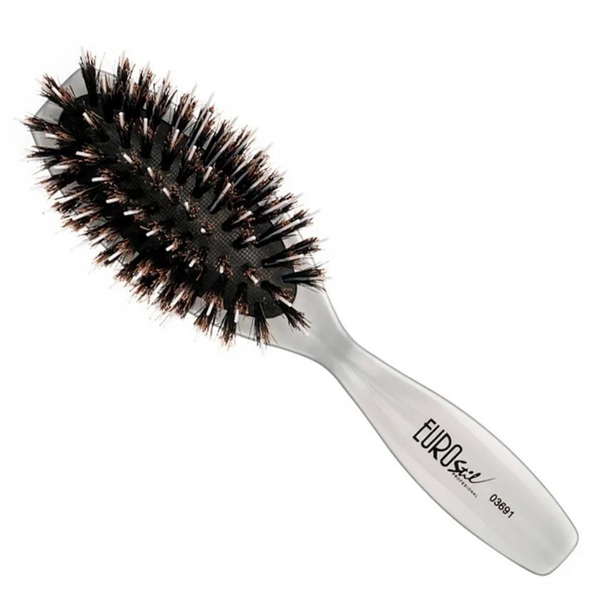 Eurostil Pua Bianca Pure Jabali Brush Oval Small 1un
