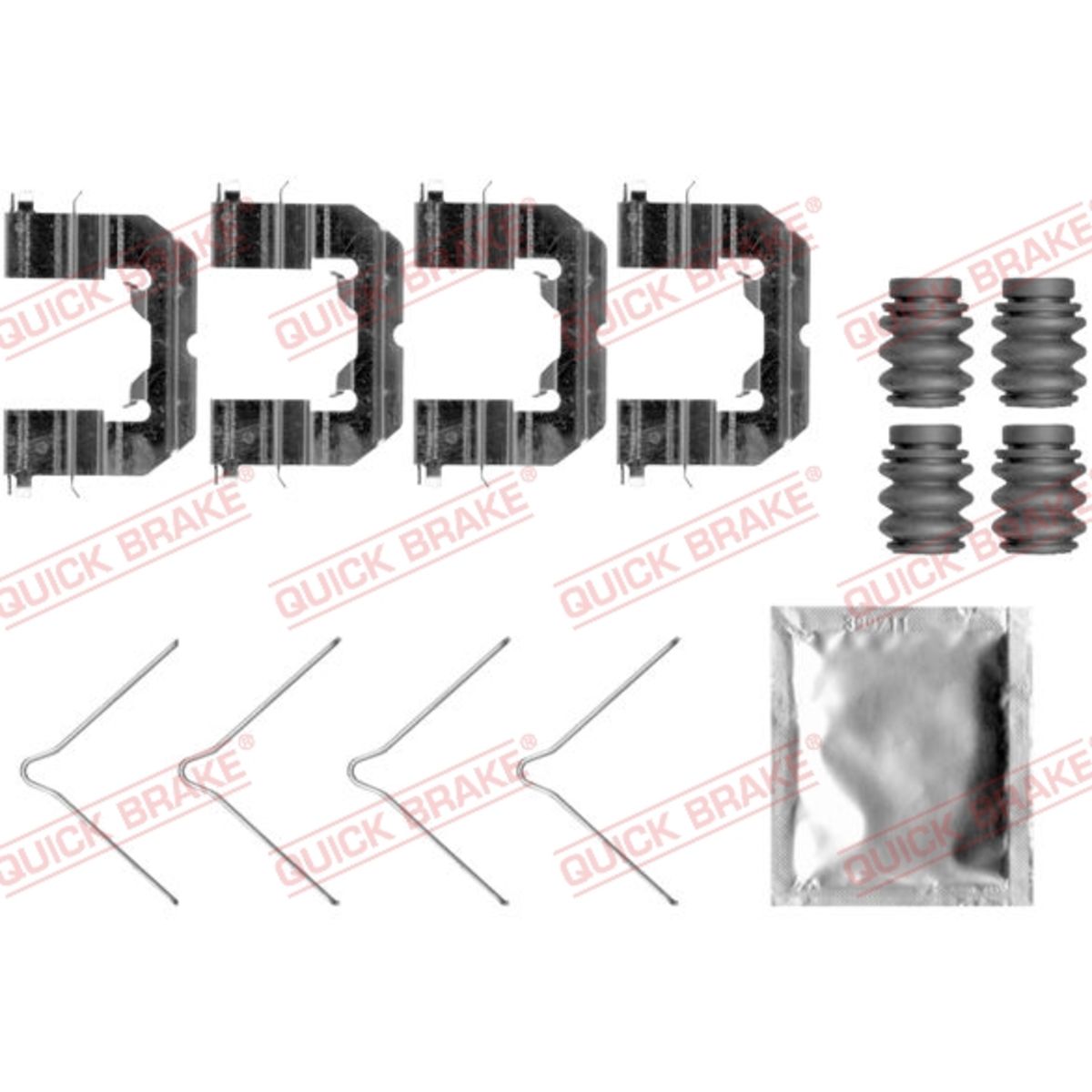 Jarrupalojen asennussarja QUICK BRAKE 109-0089