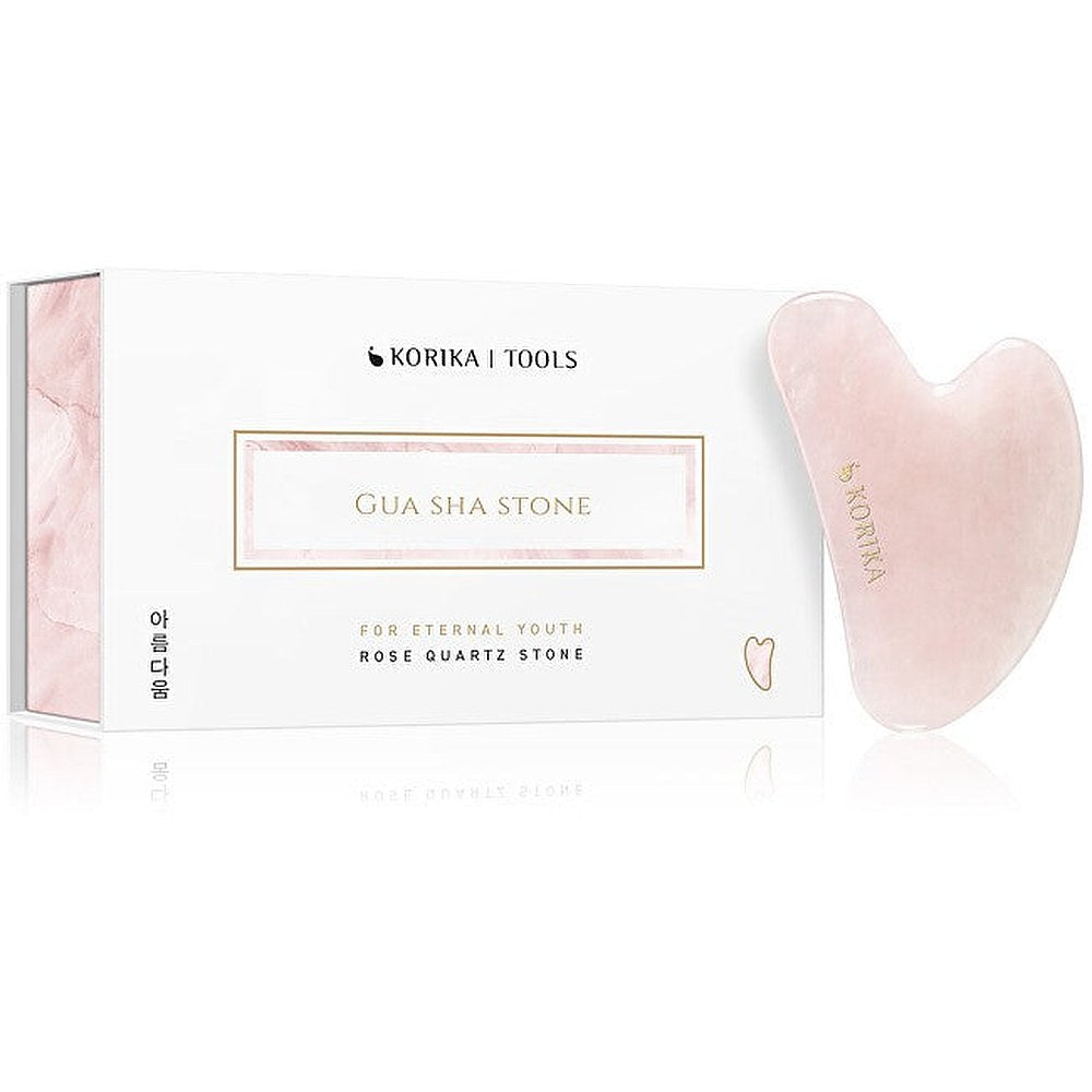 KORIKA Työkalut Gua Sha Rose Quartz Stone -kasvohierontatyökalut