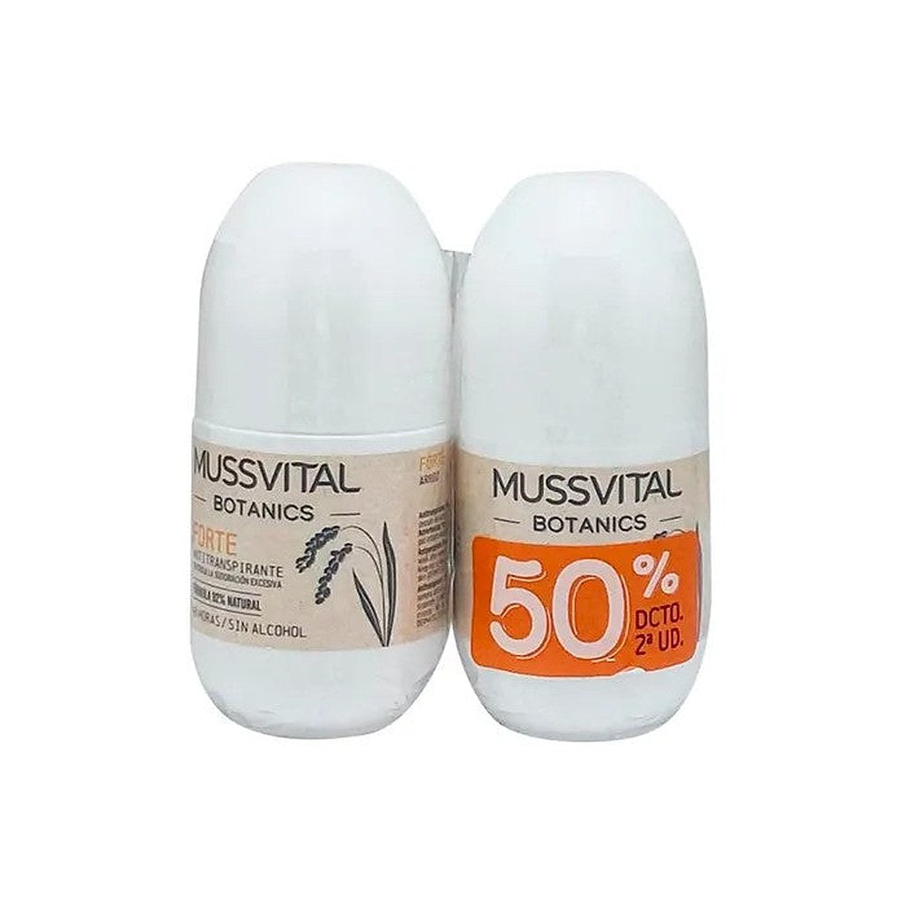 Mussvital Botanics Deo Forte, 75 ml, 2 kpl:n sarja