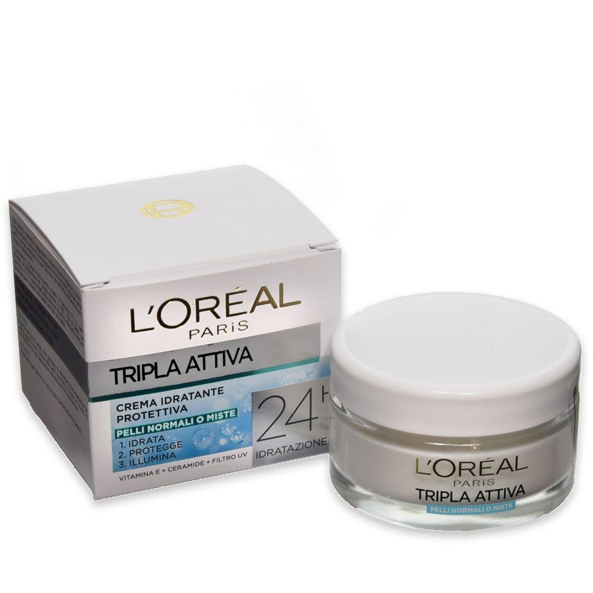 L'Oreal Triple Active Normaali ja Sekaiho 50 ml