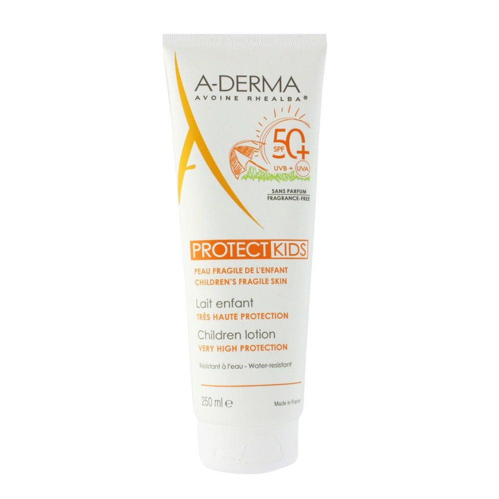 A-Derma Protec Bambini SPF50+ 250ml — Latte solare