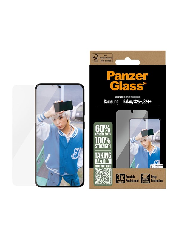PanzerGlass - Näytönsuoja Galaxy S25 Plus, UWF