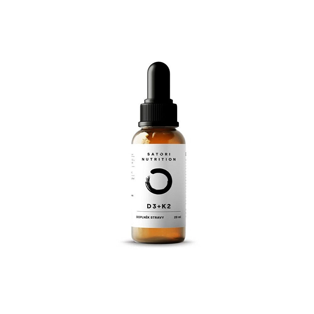 Satori nutrition D3- ja K2-vitamiini MCT-öljyssä 20 ml