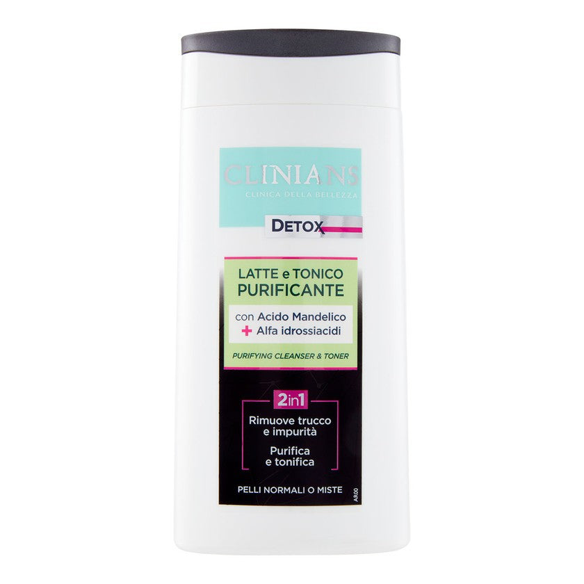 Clinians Maitopuhdistus+Kasvovesi 2in1 Puhdistava 200 ml