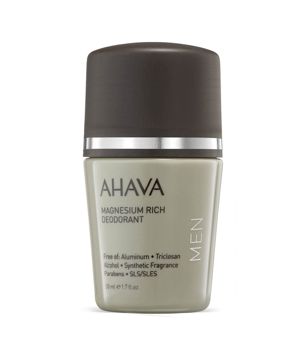 Ahava Magnesio, Antitraspirante, Deodorante Roll-On, Per Uomo, 50 ml