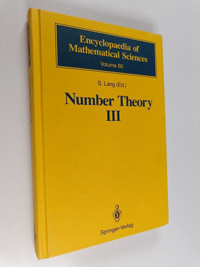 Number Theory III