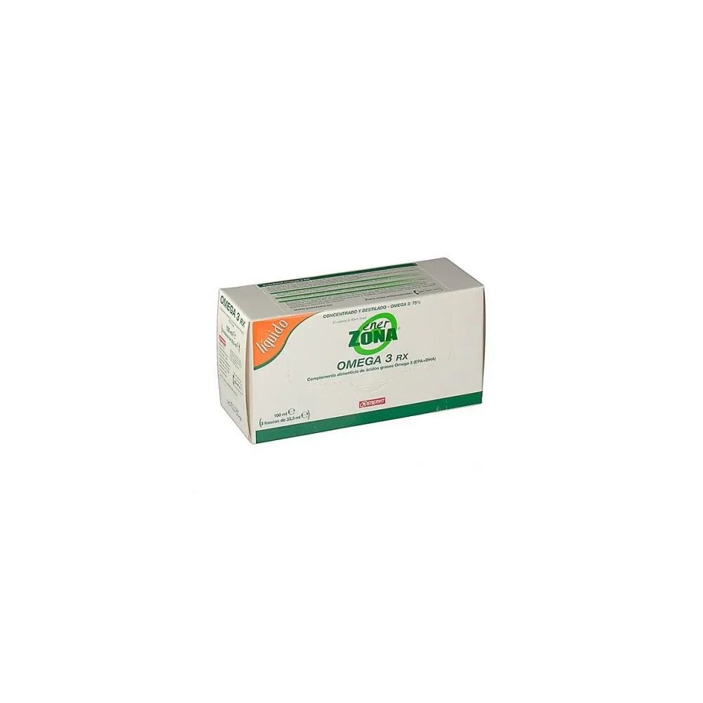 Enervit Enerzona Omega 3 Rx ravintolisä rasvahapot kalaöljy 3 pulloa x 33,3 g