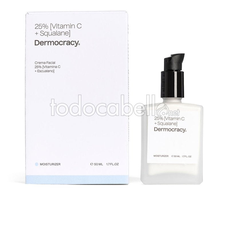Kasvovoide Dermocracy 25% C-vitamiini Kompleksi + Skvalaani kasvovoide 45 ml