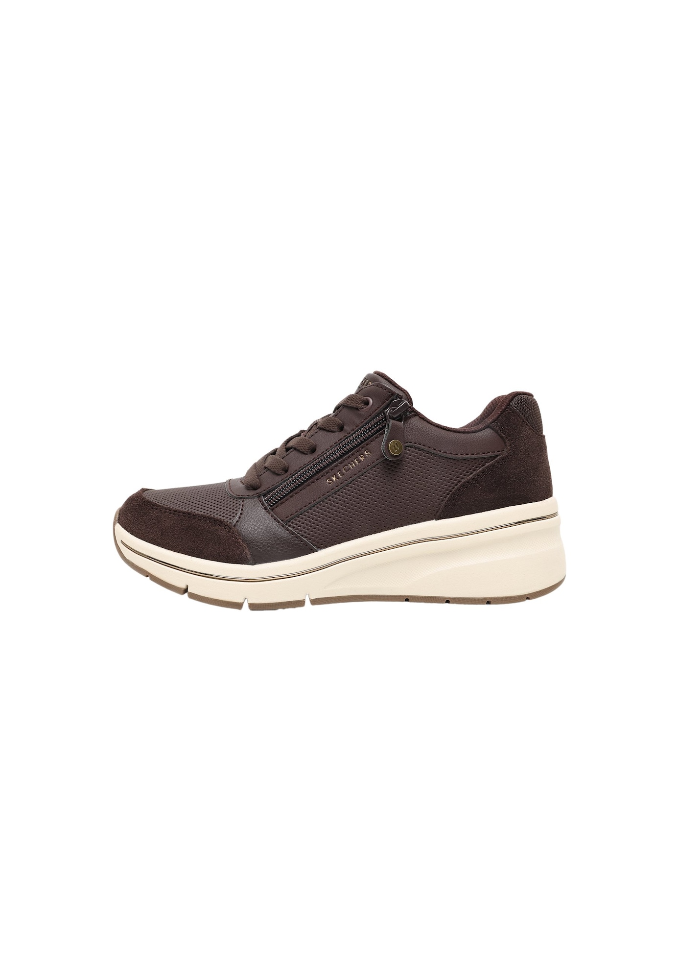 SKECHERS Matalavartiset tennarit 'BILLION FLEX - LUXE UP' ruskea